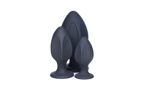 Master Series Triple Juicers Silicone Anal Plug Set - Butt Plugs