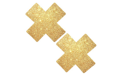 Golden Fairy Dust X Factor Womens Nipple Pasties - Fancy Dress Ups