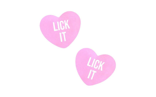 Neva Nude Lick It Love Heart Shape Nipple Pasties