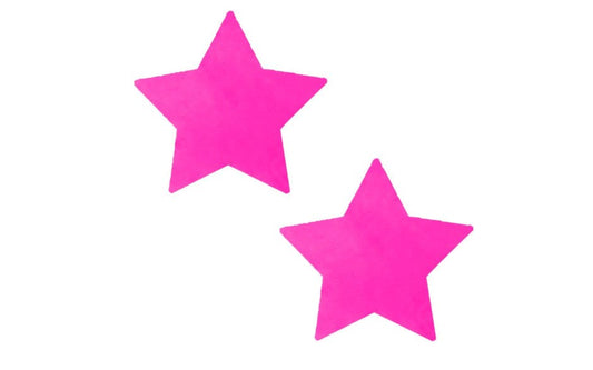 Neva Nude Neon Pink Starburst Starry Night Womens Nipple Pasties