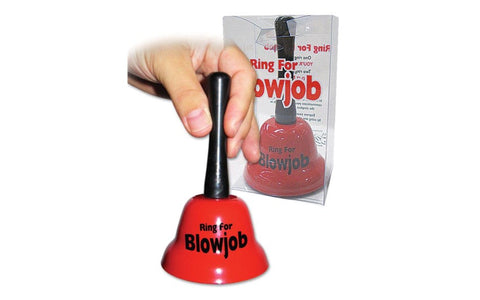 Novelty Ring For Blowjob Flashy Red Hand Bell - Party Gifts and Novelties