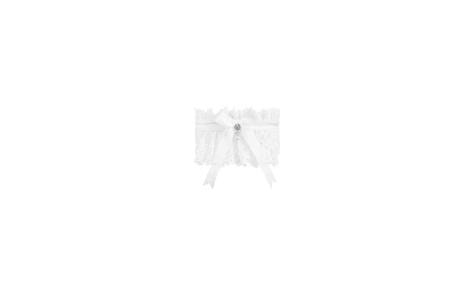 Obsessive Amor Blanco Unique and Sensual Garter White OS - Hosiery