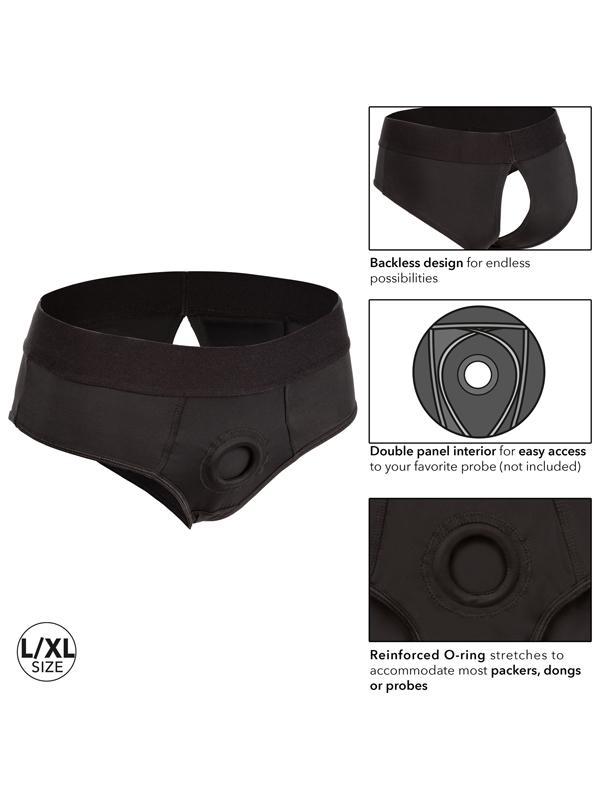 Her Royal Discreet Backless Briefs - Luxury, Comfort, and Passion - Strap On Sextoys