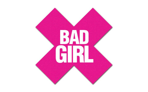 Peekaboo Self Adhesive Nipple Pasties Bad Girl - Fancy Dress Ups