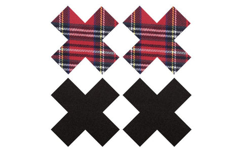 Peekaboo Sexy Schoolgirl X Nipple Pasties by Xgen Products - Fancy Dress Ups