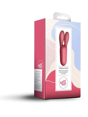 SugarBoo Coral Kiss Twin Clitoral Vibrator by Rocks Off - Clit Ticklers and Pulsators