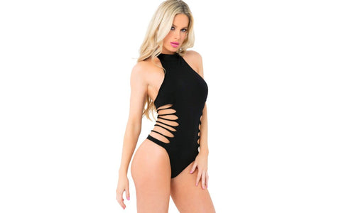 Slit N Spin Bodysuit by Pink Lipstick - Teddies and Bodysuits