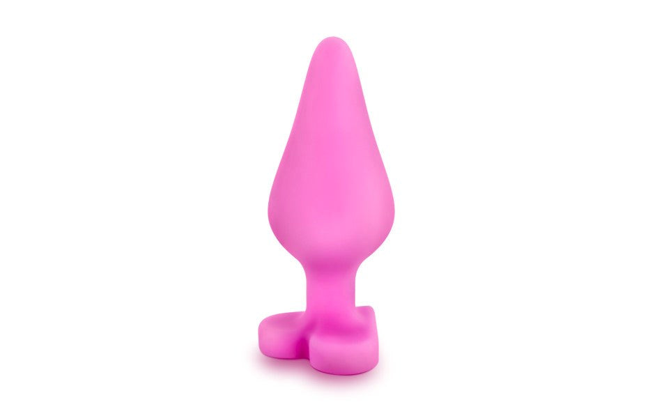 Play With Me Naughty Candy Heart Shaped Be Mine Silicone Butt Plug - Butt Plugs