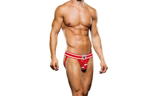 Prowler Reindeer Comfortable Mens Jock Strap Red and White