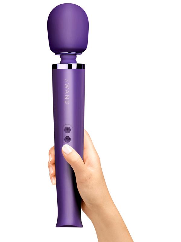 Le Wand Purple Rechargeable Body Wand Massager - - Body Wands