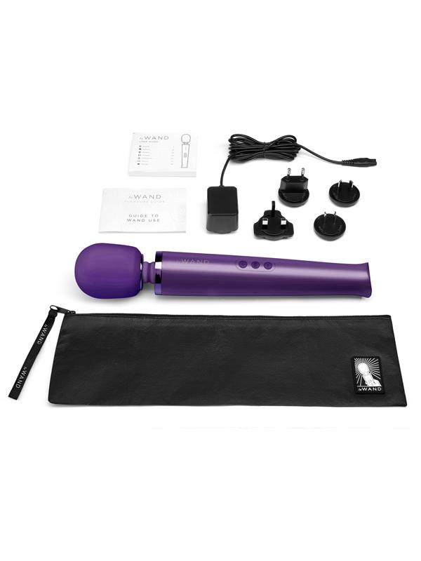 Le Wand Purple Rechargeable Body Wand Massager - - Body Wands