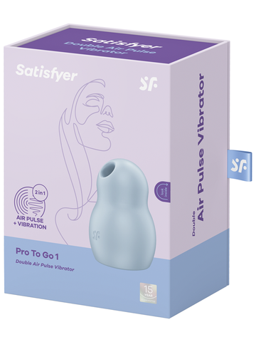 Pro To Go 1 Air Pulse Clitoral Vibrator by Satisfyer - G-Spot Vibrators