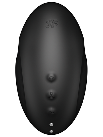 Vulva Lover 3 Black Air Pulse Clitoral Vibrator - Clit Ticklers and Pulsators