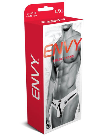 Envy Bulge Thong White Lingerie by Envy Menswear - Bras and Bra Sets