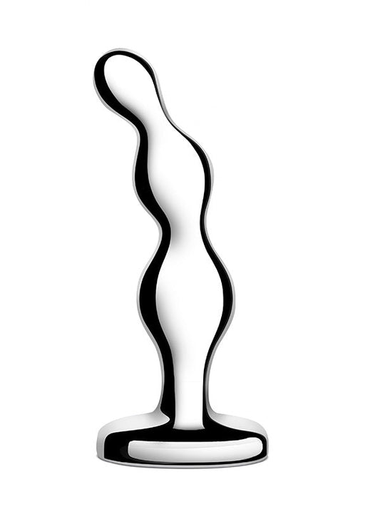 b-Vibe Stainless Steel Anal Play Beads - - Anal Beads and Balls