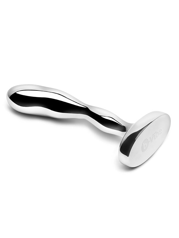 b-Vibe Stainless Steel Prostate Massager Plug - - Prostate Sex Toys