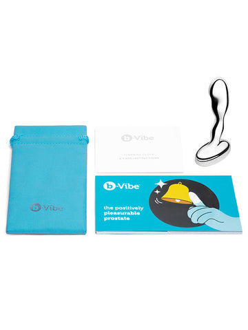 Stainless Steel Prostate Stimulator by B-Vibe - Prostate Toys