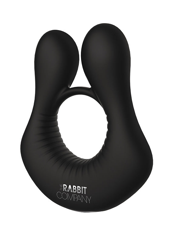 The Deluxe Rabbit Vibrating Silicone Cock Ring - - Silicone Cock Rings