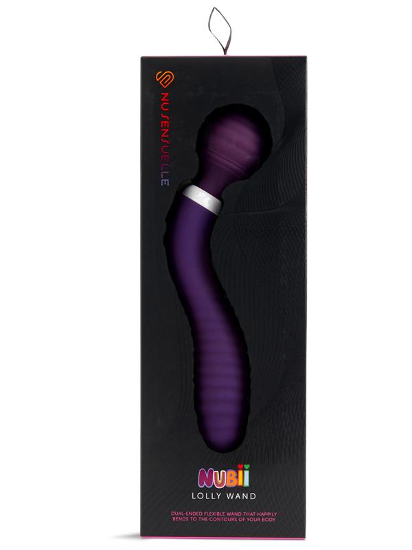 NU Sensuelle Nubii Lolly 10 Speed Flexible Vibrating Body Wand - - Body Wands