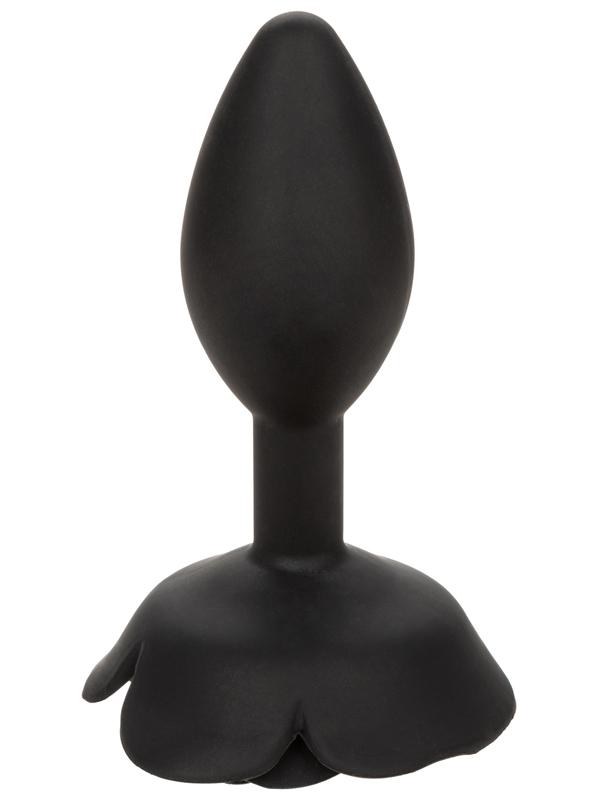 Indulge in Sensual Blossoms - Forbidden Rose Smooth Silicone Anal Plug - Butt Plugs