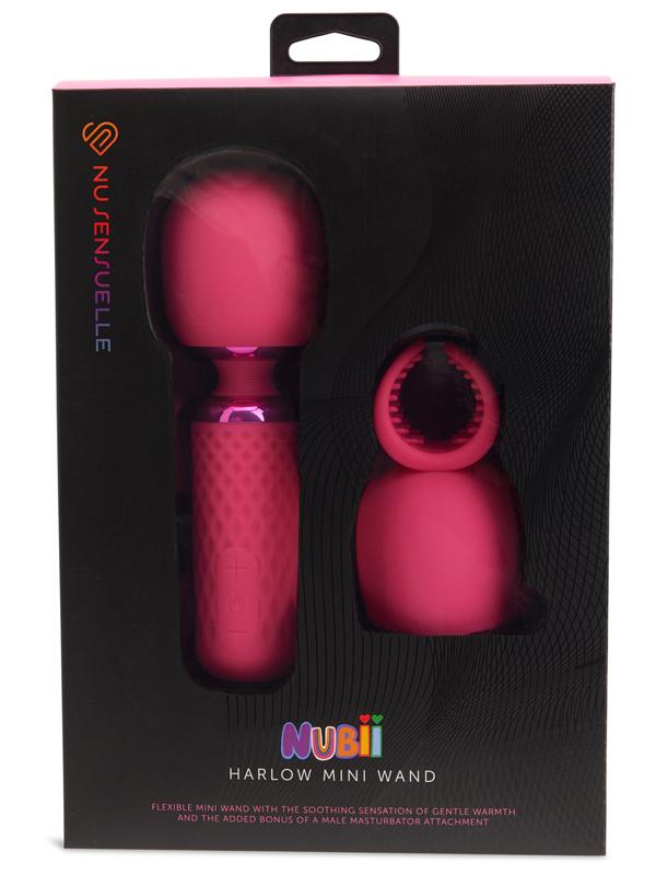 Nu Sensuelle Harlow Nubii Mini Body Wand With Attachment - - Body Wands