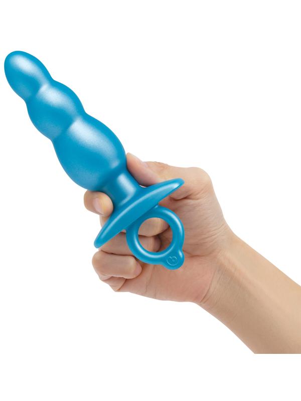 b-Vibe Butties Bounce Vibrating Silicone Butt Plug - - Butt Plugs