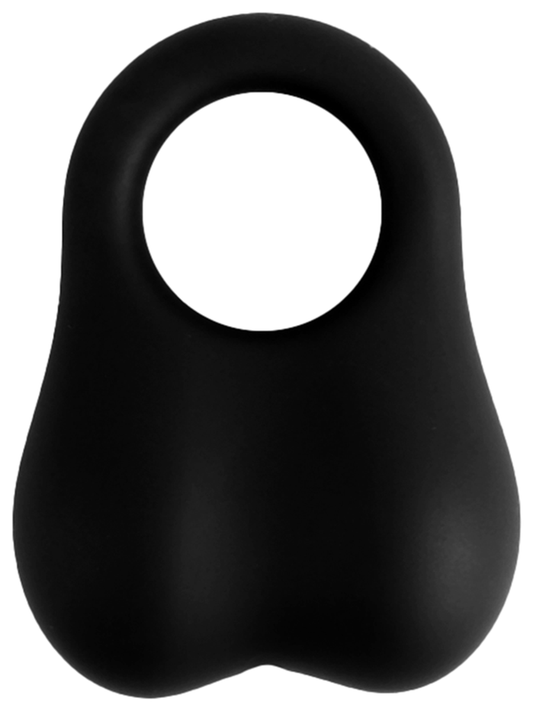 Playful Nero Liquid Silicone Weighted Ball Ring