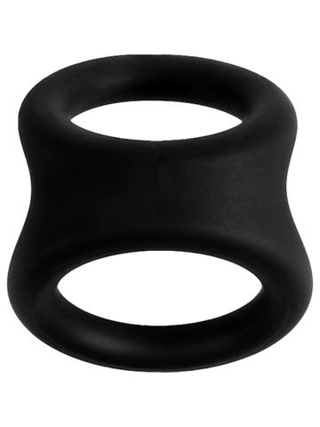 Nero by Playful Soft Silicone Two Way Ring - Stretchy Cock Rings