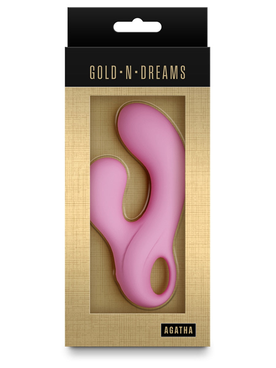 NS Novelties Gold-n-Dreams Agatha Rabbit Vibrator - Rabbit Vibrators