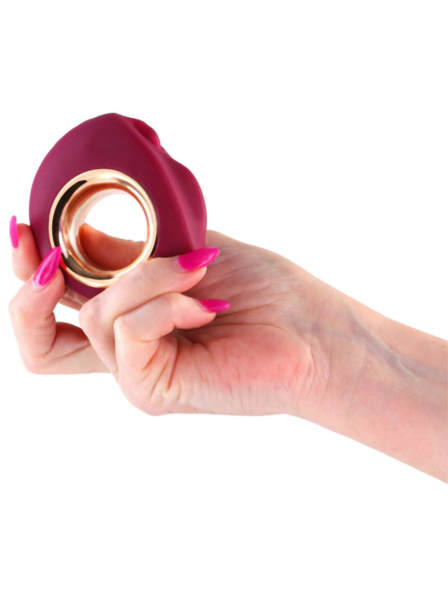 NS Novelties Gold-n-Dreams Minerva Clitoral Vibrator - Clit Ticklers and Pulsators