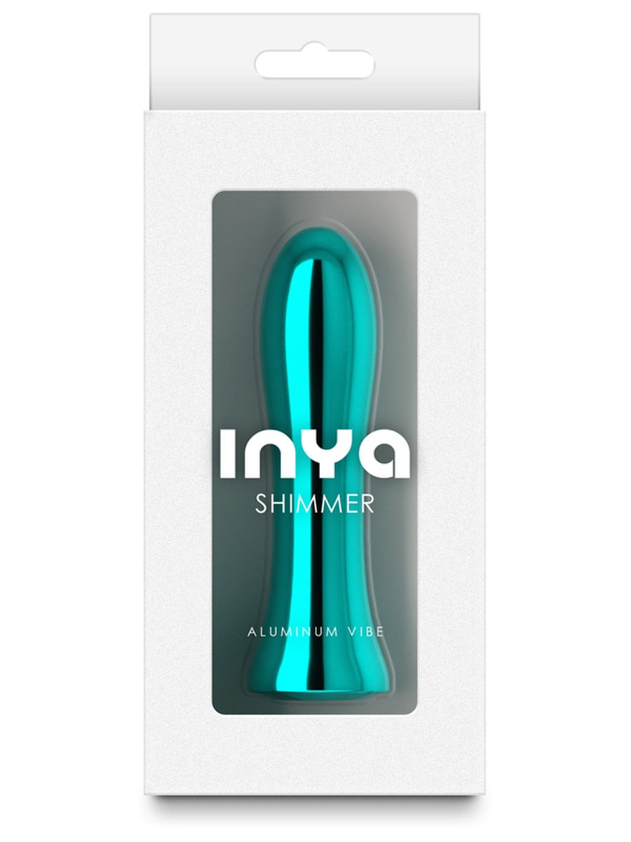 NS Novelties INYA Shimmer Metallic Bullet Vibrator - Bullet Vibrators