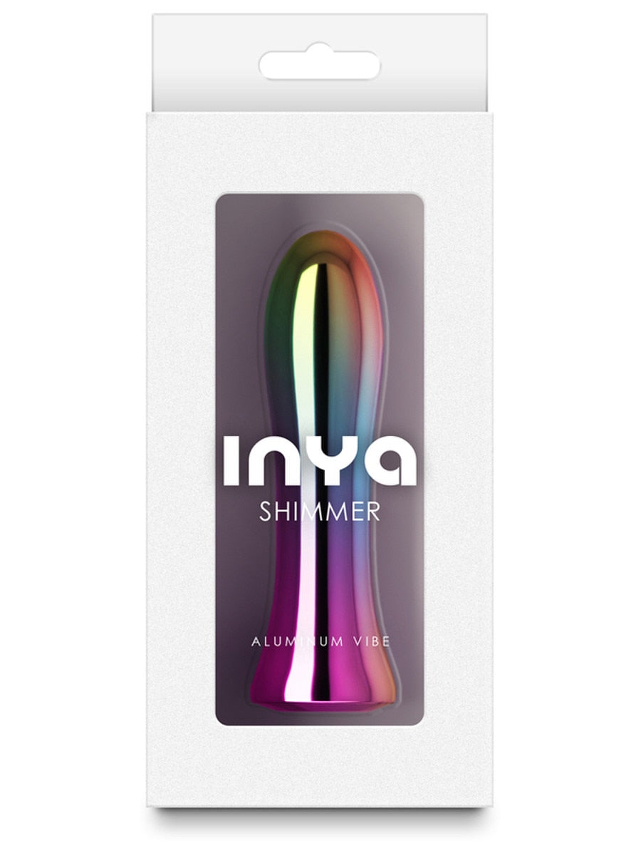 NS Novelties INYA Shimmer Metallic Bullet Vibrator - Bullet Vibrators