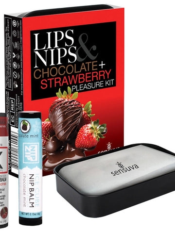 LIPS & NIPS Chocolate + Strawberry Pleasure Pheromone Kit - Sex Pheromones and Perfumes