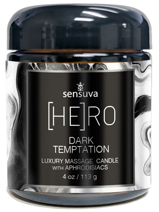 Sensuva On HERO Dark Temptation Luxury Massage Candle 118ml