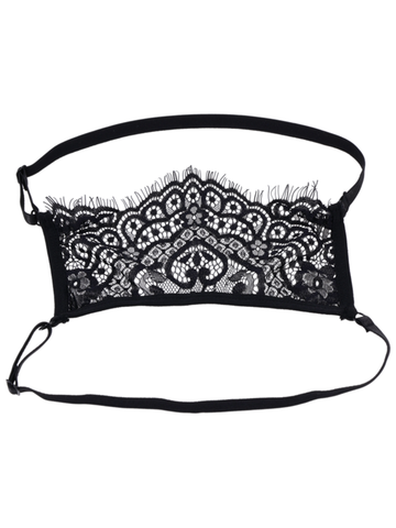 Sex and Mischief Veiled Vision Lace Blindfold - Masks And Blindfolds