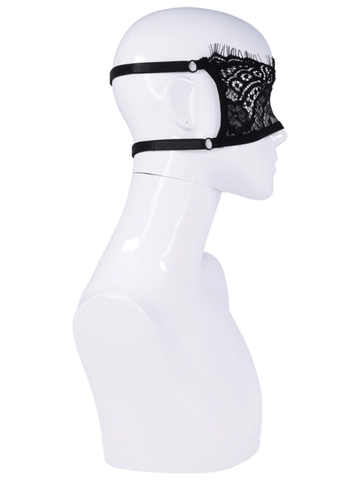 Sex and Mischief Veiled Vision Lace Blindfold - Masks And Blindfolds