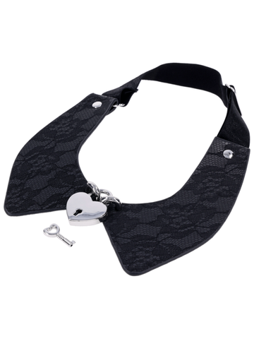 Sex and Mischief Heartbound Lace Day Collar by Sportsheets - Collars and Leads