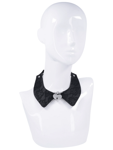 Sex and Mischief Heartbound Lace Day Collar by Sportsheets - Collars and Leads