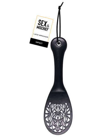 Sex and Mischief Lace Spanker Paddle by Sportsheets - Paddles And Slappers