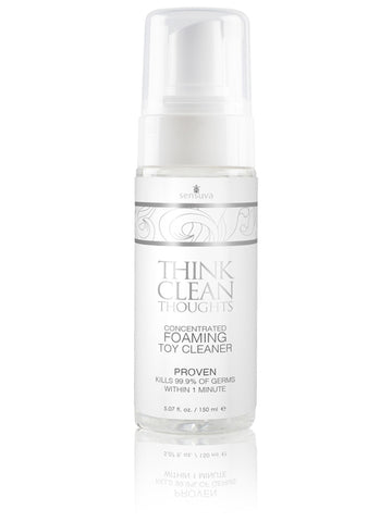Think Clean Thoughts Foaming Toy Cleaner by Sensuva On - Adult Toy Cleaner