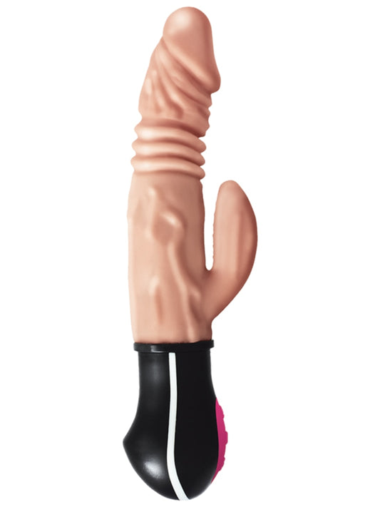Nasstoys Natural Realskin Hot Cock Rotating Thrusting Dildo