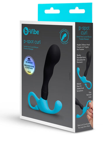 P-Spot Curl Prostate Toy by B-Vibe - Prostate Toys
