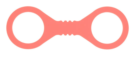 Sex and Mischief Peaches n CreaMe BDSM Silicone Cuffs Peach