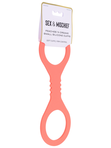 Sex and Mischief Peaches n CreaMe Silicone Cuffs - Cuffs And Restraints