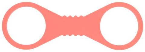 Sex and Mischief Peaches n CreaMe Silicone Cuffs - Cuffs And Restraints