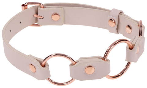 Sex and Mischief Peaches n CreaMe Ring Day Collar - Collars and Leads