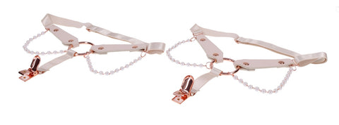 Sex and Mischief Peaches n CreaMe Garters Restraints - Cuffs And Restraints