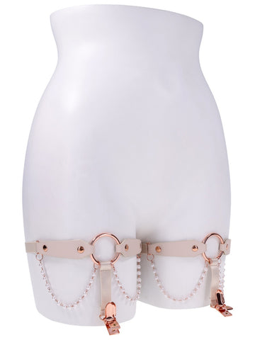Sex and Mischief Peaches n CreaMe Garters Restraints - Cuffs And Restraints