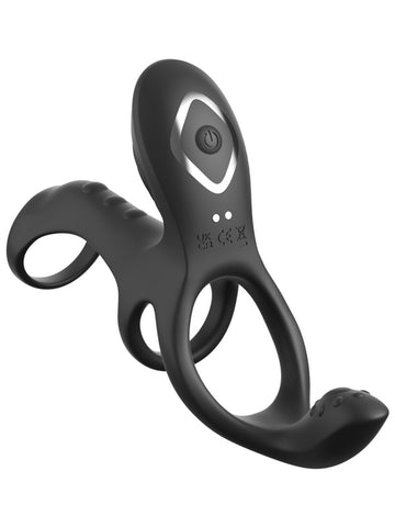 Fantasy C-Ringz Ultimate Couples Cage Max - Vibrating Cock Rings
