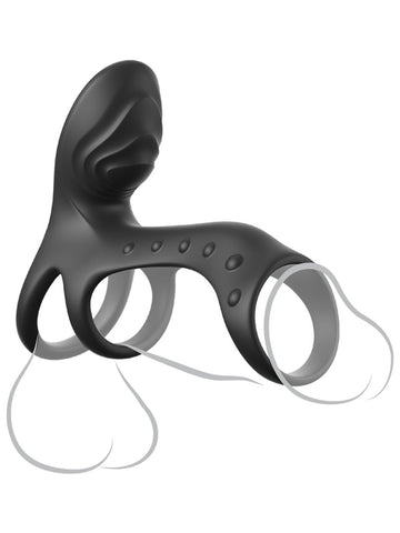 Fantasy C-Ringz Ultimate Couples Cage Pro - Vibrating Cock Rings